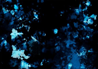 Obraz na płótnie Canvas 幻想的なキラキラ水色の水彩テクスチャ背景