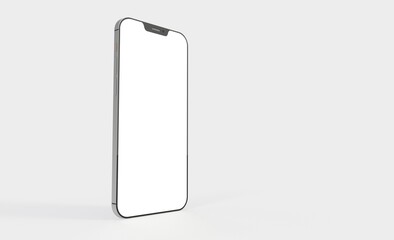 phone 3d illustration mockup smartphone isolated.
