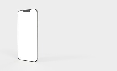 phone 3d illustration mockup smartphone isolated.