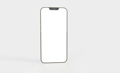 phone 3d illustration mockup smartphone isolated.
