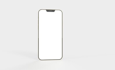 phone 3d illustration mockup smartphone isolated.