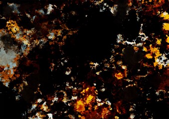 赤い幻想的な血の水彩テクスチャ背景
