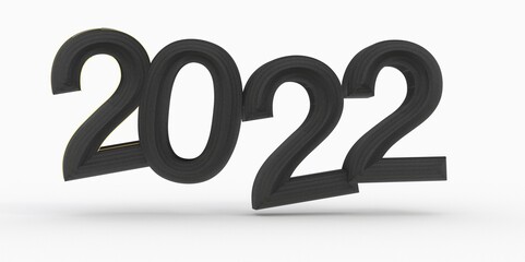 Happy new year 2022 background illustration