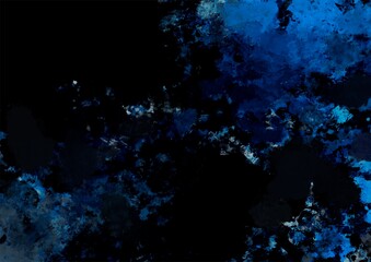 幻想的なキラキラ水色の水彩テクスチャ背景
