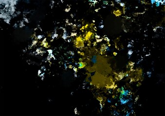 幻想的な茶色と黄色のキラキラテクスチャ背景
