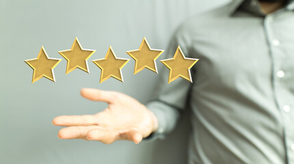 5 Five Stars Rating Quality Review Best Service
