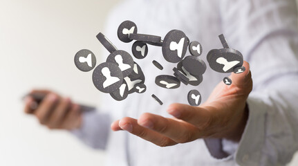 organization chart team concept networking