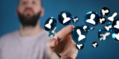 organization chart team concept networking