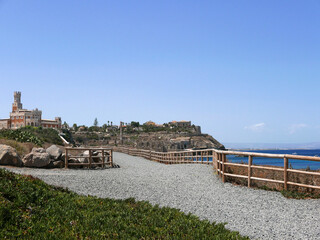 Fototapeta premium bella immagine assolata della costa marina siracusana in sicilia