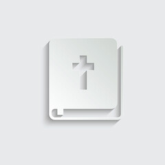 bible book - vector icon