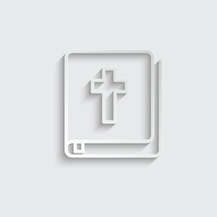 bible book - vector icon