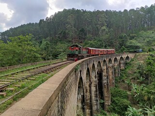 train on the railway