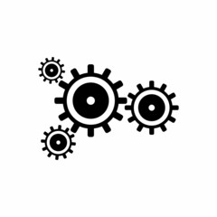 Gear, cog, wheel, settings vector icon