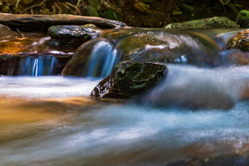 Fototapeta na wymiar Rocks in a creek