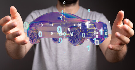 Driverless autonomous vehicle with lidar technology