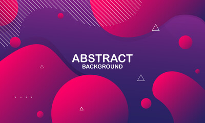 Abstract pink and purple color background. Dynamic shapes composition. Eps10 vector