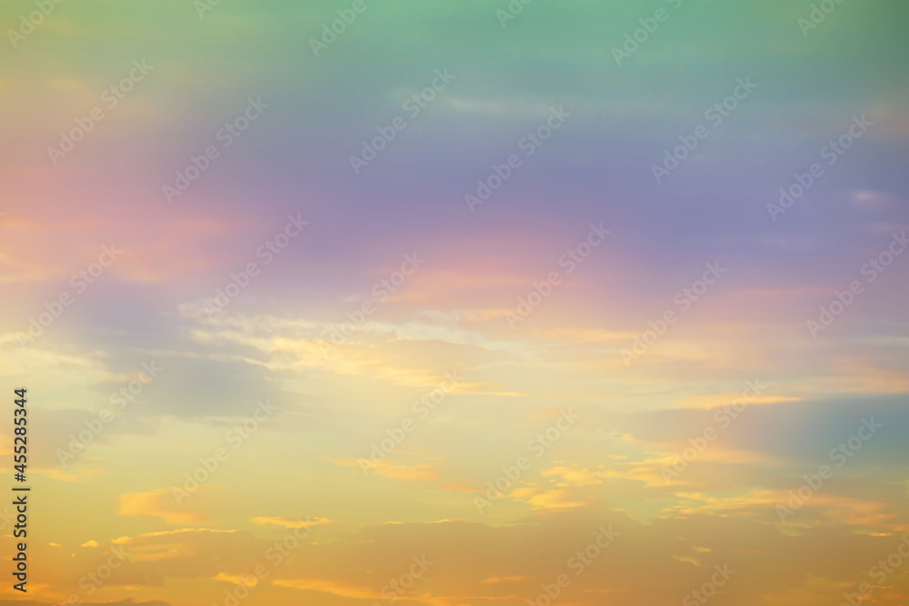 Wall mural soft cloud sky subtle background pastel gradient color for sky cloud nature abstract background