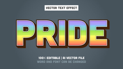 Pride - Editable Text  Effect