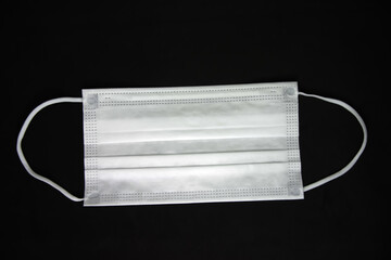 画像素材向け　白い使い捨てマスク