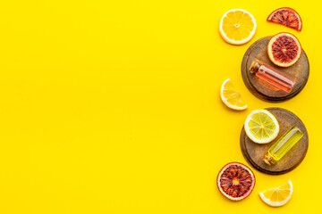 Beauty care serum with vitamin c and citrus