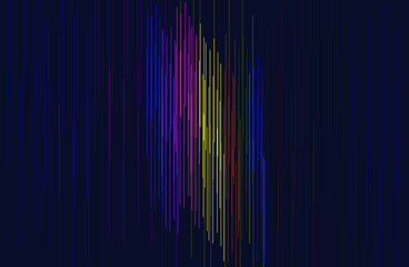 Vector retro illustration. Palm trees at sunset.poster summer time. eps 10