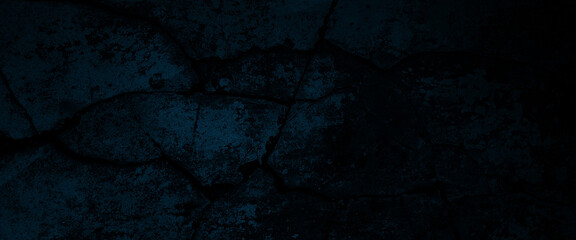 Creepy dark blue cement for background