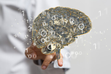 3d rendered medically accurate illustration brain