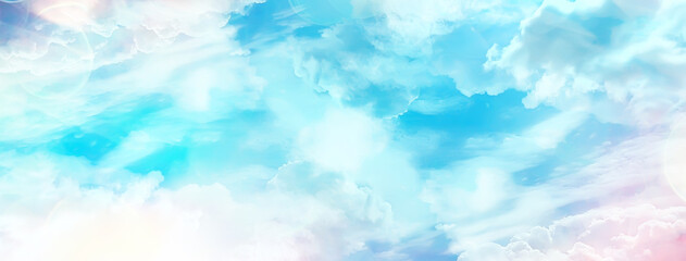 blue sky clouds background abstract skyline landscape nature paradise air