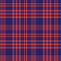 Orange Asymmetric Plaid textured Seamless Pattern
