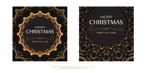 Fototapeta na wymiar White color Merry Christmas and Happy New Year flyer template with winter ornament.