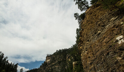 Views of Spearfish Canyon, Spearfish Canyon Scenic Byway, South Dakota