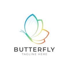 Butterfly Beauty Spa Vector Logo Template, this logo symbolizes, some things beautiful, soft, calm, nature, metamorphosis, graceful, and elegant.