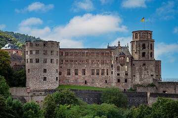 Fototapeta na wymiar die Ruine vom Schloss Heidelberg