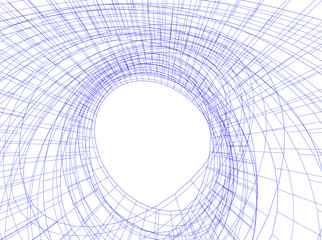 abstract architecture digital drawing