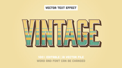 Vintage - Editable Text Effect