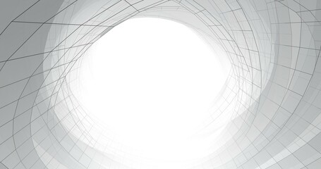 abstract 3d tunnel