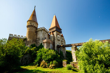 Fototapeta premium The Hunedoara Castle in Romania