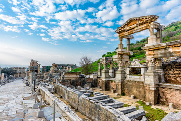 The Fountain of Trajan of Ephesus Ancient City