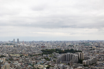 キャロットタワーから見た世田谷区
