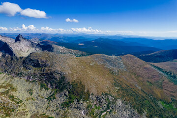 Fototapeta premium Mountain landscape in the national park, aerial photography