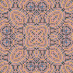 Ornate portugese azulejo tile seamless ornament. Ethnic structure vector patchwork. Coverlet print design. Traditional lisbon azulejo tilework perpetual pattern. Wall decoration template.