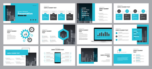 business presentation design template  backgrounds and page layout design for brochure, book, magazine, annual report and company profile, with info graphic elements graph design concept