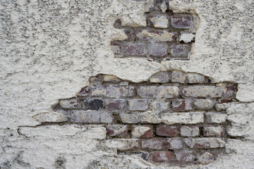 rotten brick wall / texture / background