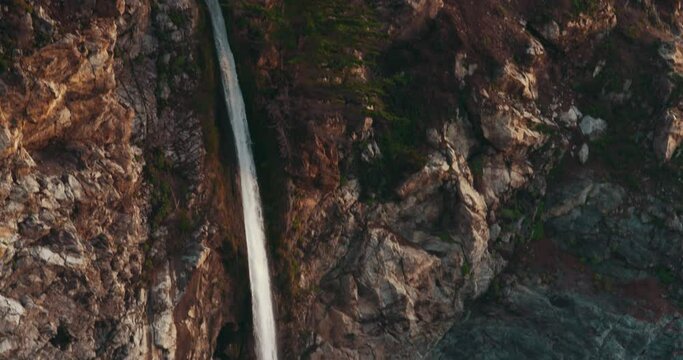 McWay Falls in Julia Pfeiffer Burns State Park. Big Sur, California, USA