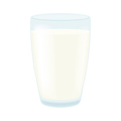Glass of Milk Emoji Icon Illustration Sign. Morning Breakfast Drink Vector Symbol Emoticon Design Vector Clip Art.