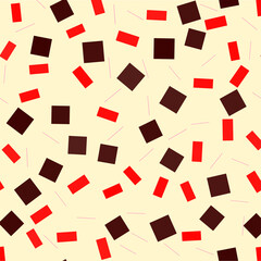 Seamless pattern with abstract figures. Vector