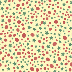 Seamless pattern with abstract figures. Vector