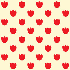 Hand Drawn Rose Seamless Pattern - Amazing vector floral pattern of a rose flower suitable for background fabric pattern, design asset, valentine day, wrapping paper, wallpaper and illustration