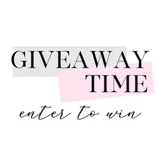 Giveaway enter to win banner | Instagram post | Instagram story vector image