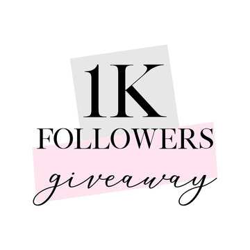 500 followers giveaway banner | Instagram post | Instagram story vector image